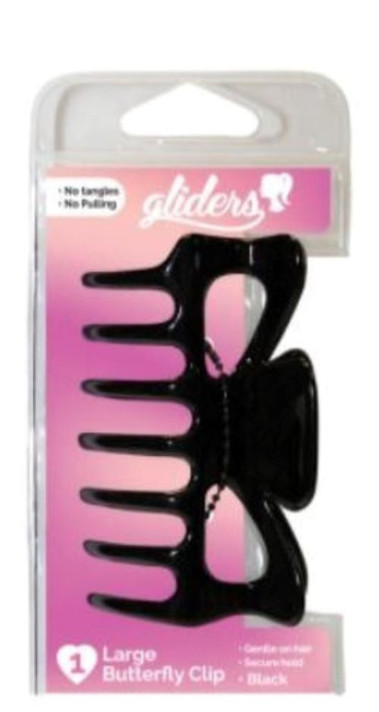 Gliders Large Butterfly Clips 1 Pack- Assorted Colours