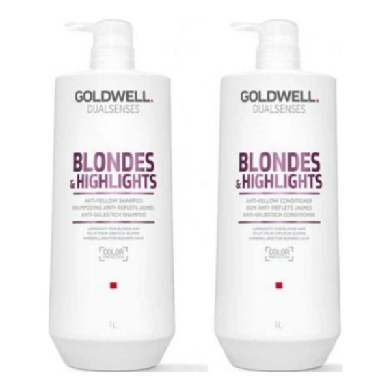 Goldwell Dualsenses Blondes & Highlights Shampoo & Conditioner 1Litre Duo