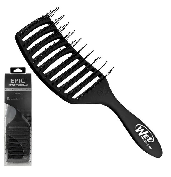 Wet Brush Epic Quick Dry Vented Brush Black