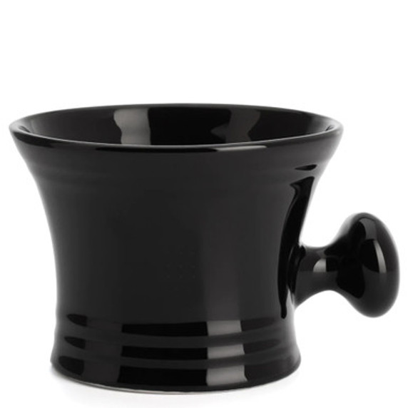 Black Shaving Bowl with Handle