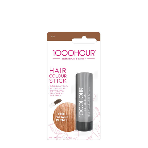 1000 Hour Hair Colour Stick 14g- Light Brown/Blonde