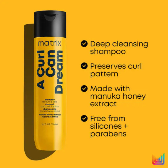 Matrix Total Results A Curl Can Dream Shampoo For Curly Hair 1Litre