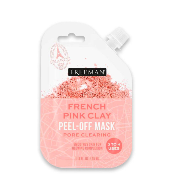 Freeman French pink clay peel-off mask pore cleansing 35ml