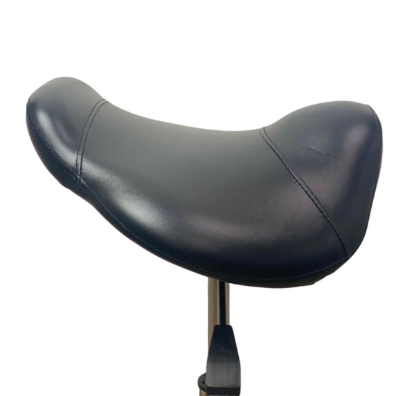 Brumby Stool - Black Base - Click n Clean Castor Wheels
