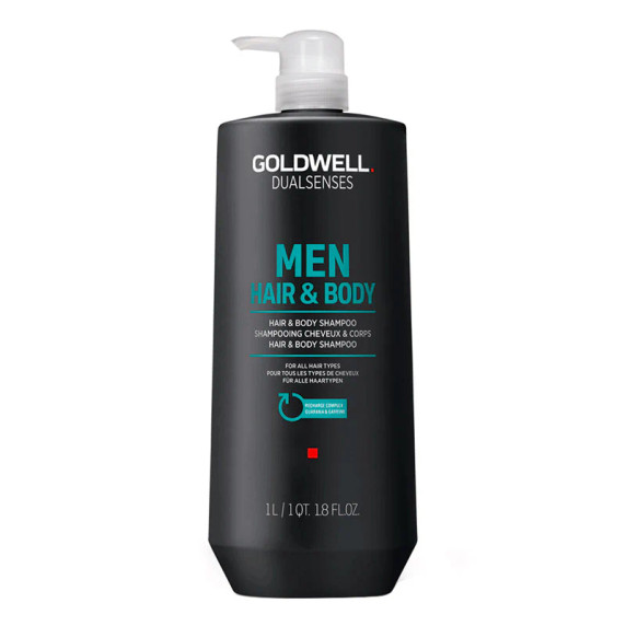 Goldwell Dualsenses Mens Hair & Body Shampoo 1Litre