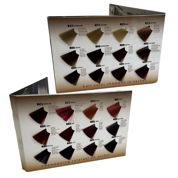 Victoria Beauty Keratin Therapy Hair Colour Shampoo WILD PLUM V41