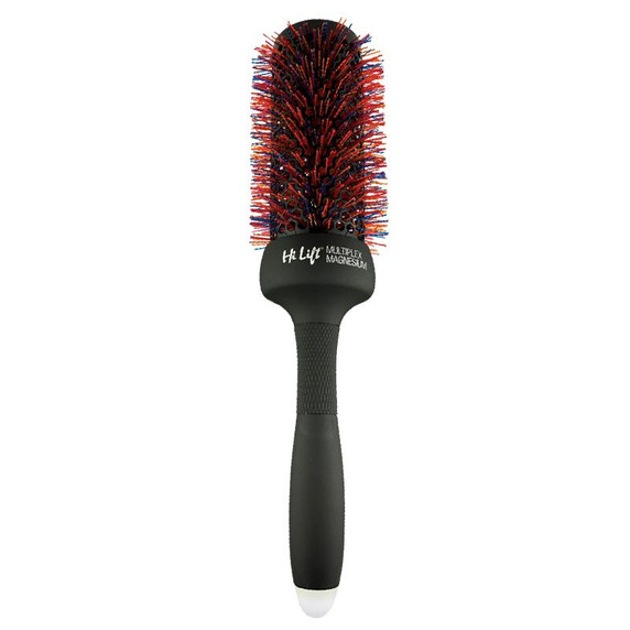Black Hi Lift Multiplex 43mm round styling brush on white background