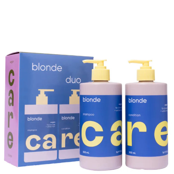 Nak Care Blonde Shampoo + Condition 500ml Duo