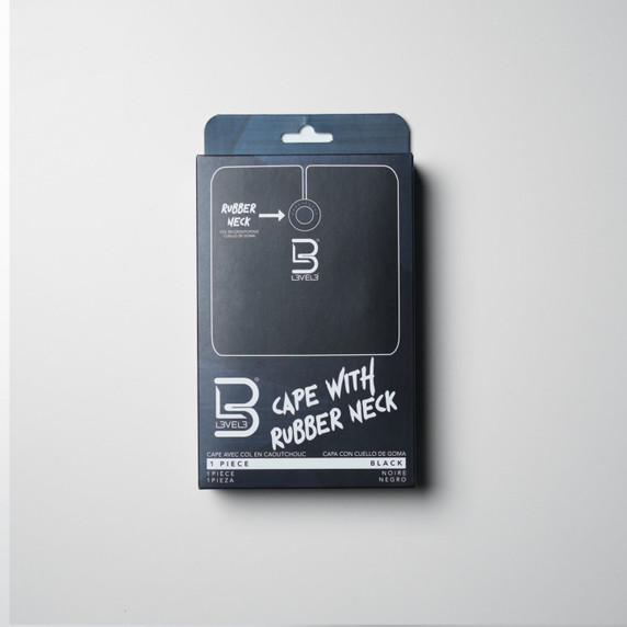 L3VEL3 Professional Rubber Neck Cutting Cape