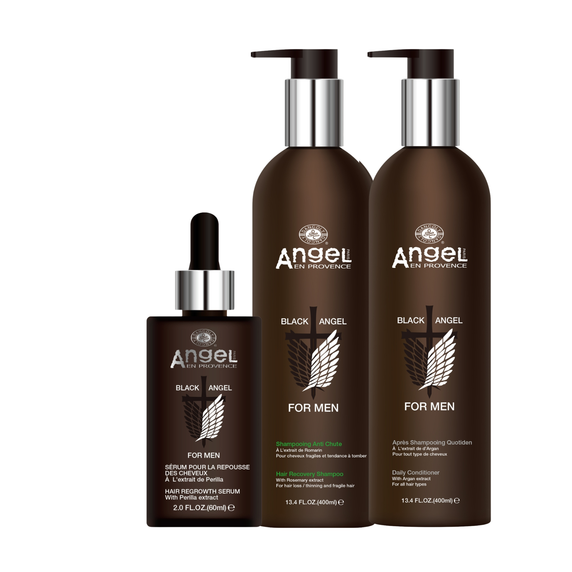 Black Angel For Men Recovery/Daily Trio Pack