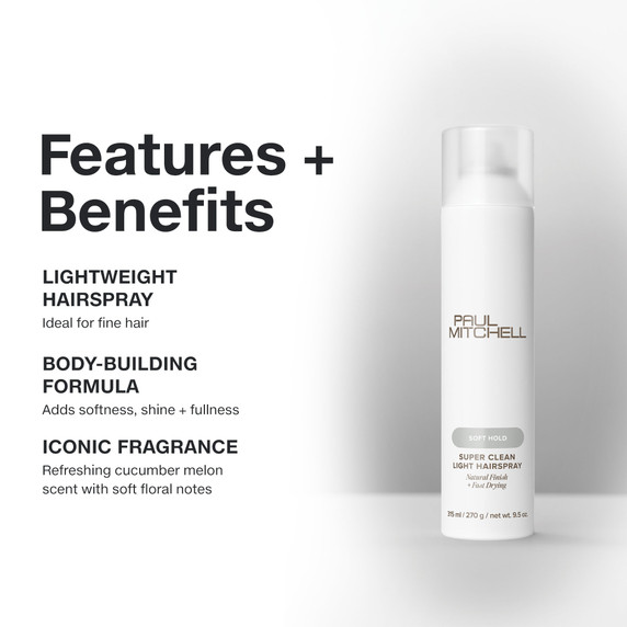 Paul Mitchel Super Clean Light Hairspray 315