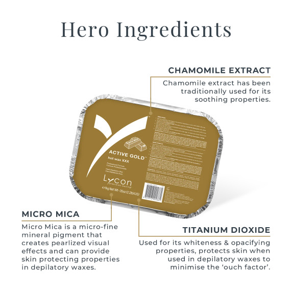 Lycon Active Gold Hot Wax XXX 1kg