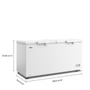 Whirlpool® 19 Cu. Ft. Convertible Chest Freezer with 4 Storage Baskets WZCC5519TW