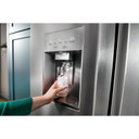 Whirlpool® 36-inch True Counter Depth 3-Door French Door Refrigerator with Nugget Ice - 23.4 cu. ft. WRFC7436TZ