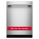 Kitchenaid® 360° Max Jets™ Third Rack Dishwasher with Stemware Shield and Stemware Clips, 44 dBA KDTS434SPS