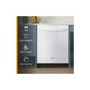 Whirlpool® 44 dBA Dishwasher Flush with Cabinets with 3rd Rack WDT550SAPW