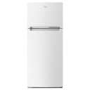 Whirlpool® 28-inch Wide Refrigerator Compatible With The EZ Connect Icemaker Kit – 18 Cu. Ft. WRT518SZFW
