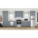 Whirlpool® 28-inch Wide Refrigerator Compatible With The EZ Connect Icemaker Kit – 18 Cu. Ft. WRT518SZFG