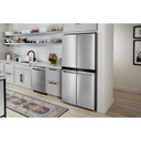 Whirlpool® 36-inch Wide Counter Depth 4 Door Refrigerator - 19.4 cu. ft. WRQA59CNKZ