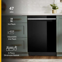 Whirlpool® 24” Stainless Steel Dishwasher with AI Intelligent Wash - 47 dBA WDTA50SAKB