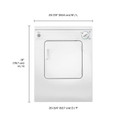 Whirlpool® 3.4 cu.ft. Compact Electric Dryer with AccuDry™ Drying System LDR3822PQ