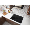 Whirlpool® 30-inch Electric Ceramic Glass Cooktop with Two Dual Radiant Elements WCE97US0KB