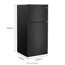 Maytag® 30-Inch Wide Top Freezer Refrigerator with PowerCold® Feature- 18 Cu. Ft. MRT118FFFE