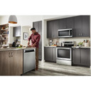 Kitchenaid® 44 dBA Dishwasher with 360° Max Jets™ Third Rack and LED Interior Lighting KDPM804KPS