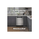Kitchenaid® 44 dBA Dishwasher with 360° Max Jets™ Third Rack and LED Interior Lighting KDPM804KPS