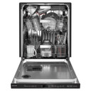 Kitchenaid® 44 dBA Dishwasher with 360° Max Jets™ Third Rack and LED Interior Lighting KDPM804KBS