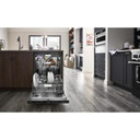 Kitchenaid® 44 dBA Dishwasher with 360° Max Jets™ Third Rack and LED Interior Lighting KDPM804KBS