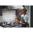 Kitchenaid® 48'' 585 or 1170 CFM Motor Class Commercial-Style Wall-Mount Canopy Range Hood KVWC908KSS