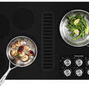 Kitchenaid® 36" Electric Downdraft Cooktop with 5 Elements KCED606GBL