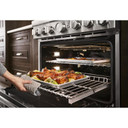 KitchenAid® 36'' Smart Commercial-Style Dual Fuel Range with 6 Burners KFDC506JPA