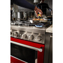 KitchenAid® 36'' Smart Commercial-Style Dual Fuel Range with 6 Burners KFDC506JPA