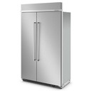 Kitchenaid® 30 Cu. Ft. 48" Built-In Side-by-Side Refrigerator with PrintShield™ Finish KBSN708MPS