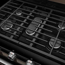 Kitchenaid® 30-Inch 5 Burner Gas Double Oven Convection Range KFGD500EBS