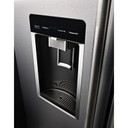 Kitchenaid® 23.8 cu. ft. 36" Counter-Depth French Door Platinum Interior Refrigerator with PrintShield™ Finish KRFC704FPS