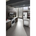 Kitchenaid® 23.8 cu. ft. 36" Counter-Depth French Door Platinum Interior Refrigerator with PrintShield™ Finish KRFC704FPS