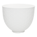Kitchenaid® 5 Quart White Mermaid Lace Ceramic Bowl KSM2CB5TWM