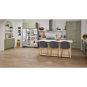 Kitchenaid® 24.8 cu ft. Side-by-Side Refrigerator with Exterior Ice and Water and PrintShield™ Finish KRSF705HBS