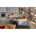 KitchenAid® 30'' Smart Commercial-Style Gas Range with 4 Burners KFGC500JBK