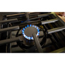 KitchenAid® 30'' Smart Commercial-Style Gas Range with 4 Burners KFGC500JBK
