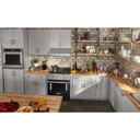 KitchenAid® 30'' Smart Commercial-Style Gas Range with 4 Burners KFGC500JBK