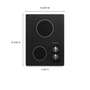 Kitchenaid® 15" Electric Cooktop with 2 Radiant Elements KECC056RBL