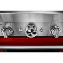 KitchenAid® 30'' Smart Commercial-Style Dual Fuel Range with 4 Burners KFDC500JSC