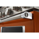 KitchenAid® 30'' Smart Commercial-Style Dual Fuel Range with 4 Burners KFDC500JSC