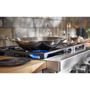 KitchenAid® 30'' Smart Commercial-Style Dual Fuel Range with 4 Burners KFDC500JSC