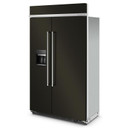Kitchenaid® 29.4 Cu. Ft. 48" Built-In Side-by-Side Refrigerator with Ice and Water Dispenser KBSD708MBS