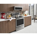 Kitchenaid® 30-Inch 5-Element Electric Convection Range YKFEG500ESS